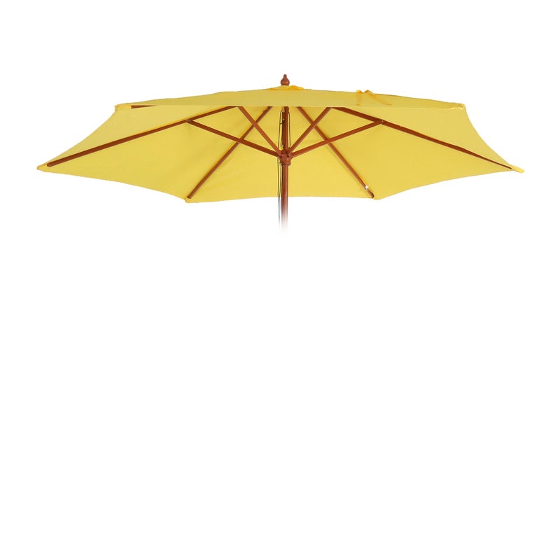 Zapasowy pokrowiec do parasola Florida, pokrowiec do parasola Zapasowy pokrowiec, Ø 3 m Poliester 6 rozpórek ~ żółty
