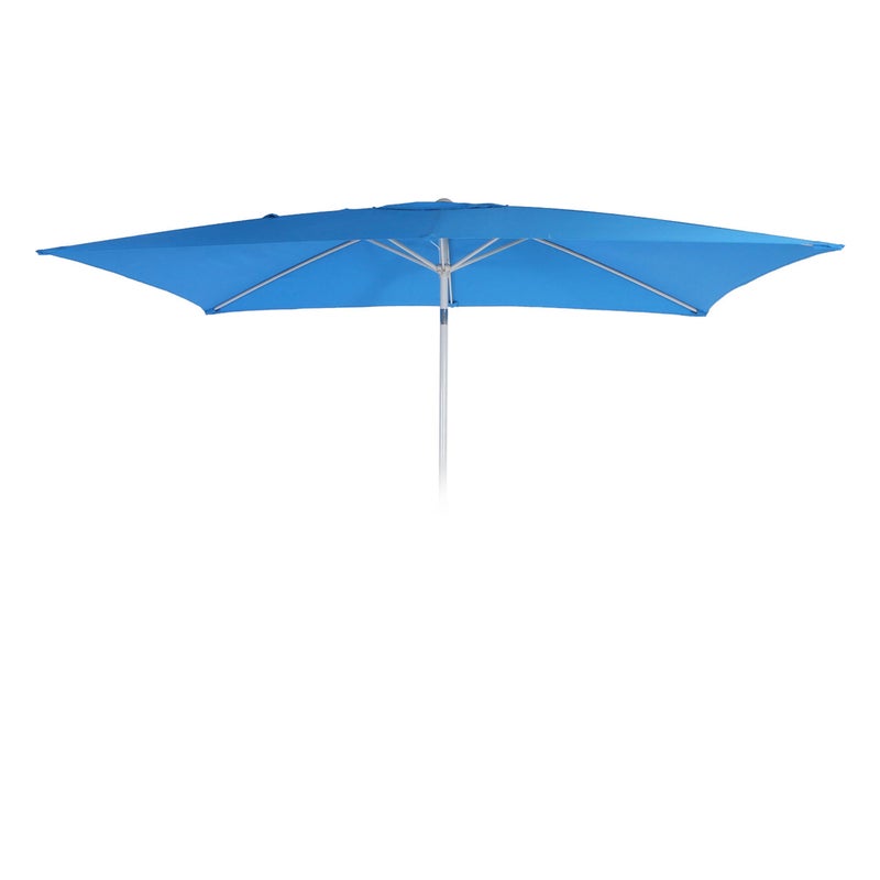 Pokrowiec wymienny na parasol N23, pokrowiec wymienny na parasol, 2x3m prostokątny materiał/tkanina 4,5kg UV 50+ ~ niebieski