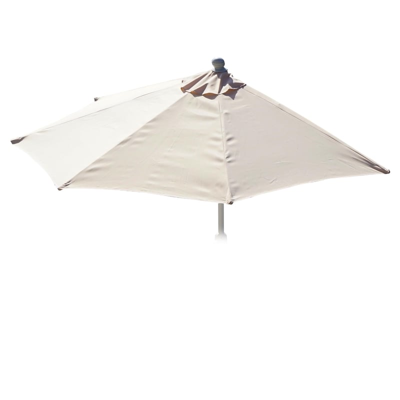 Pokrowiec wymienny na parasol półokrągły Parla, pokrowiec wymienny na parasol, 300cm tkanina/tkanina UV 50+ 3kg ~ kremowy