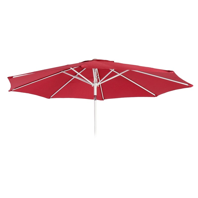 Pokrowiec wymienny na parasol N18, pokrowiec wymienny na parasol, Ø 2,7 m, tkanina/tekstylia 5 kg ~ czerwony