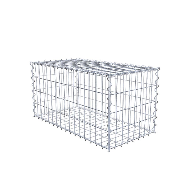 Gabion 80 cm x 40 cm x 40 cm (dł. x wys. x gł.), rozmiar oczek 5 cm x 10 cm, spirala