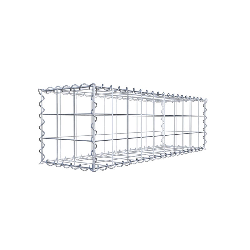 Gabion 100 cm x 30 cm x 30 cm (dł. x wys. x gł.), rozmiar oczek 10 cm x 10 cm, spirala