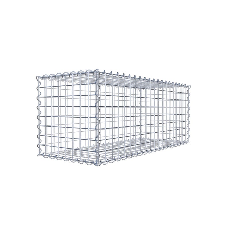 Gabion 100 cm x 40 cm x 40 cm (dł. x wys. x gł.), rozmiar oczek 5 cm x 5 cm, spirala
