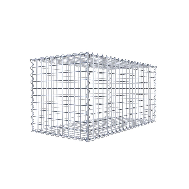Gabion 100 cm x 50 cm x 50 cm (dł. x wys. x gł.), rozmiar oczek 5 cm x 5 cm, spirala