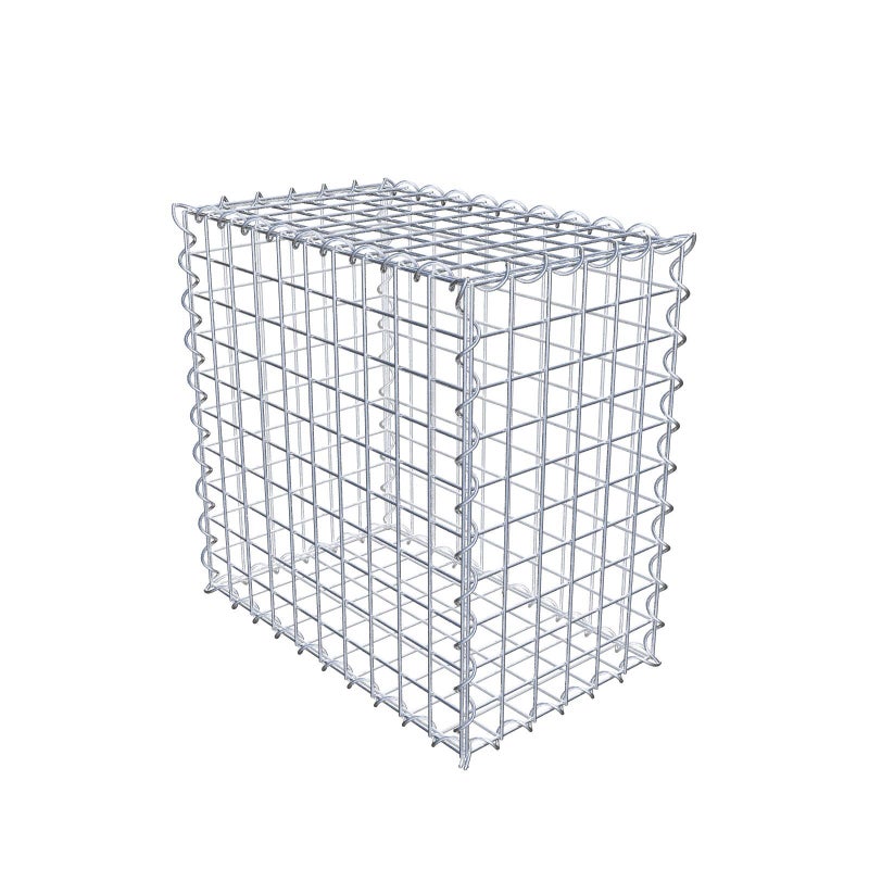 Gabion 50 cm x 50 cm x 30 cm (dł. x wys. x gł.), rozmiar oczek 5 cm x 5 cm, spirala
