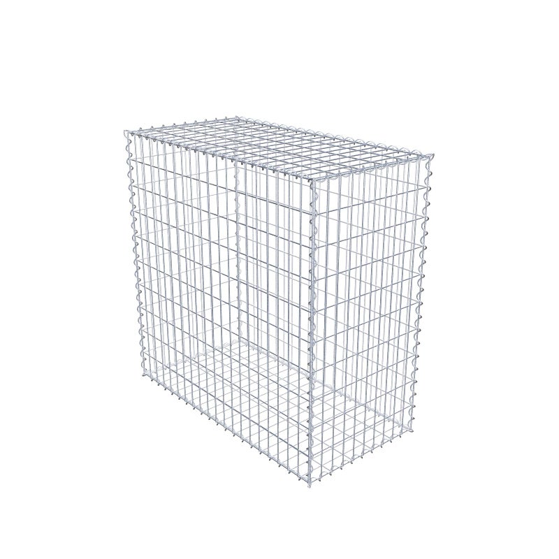 Gabion 100 cm x 100 cm x 50 cm (dł. x wys. x gł.), rozmiar oczek 5 cm x 10 cm, spirala