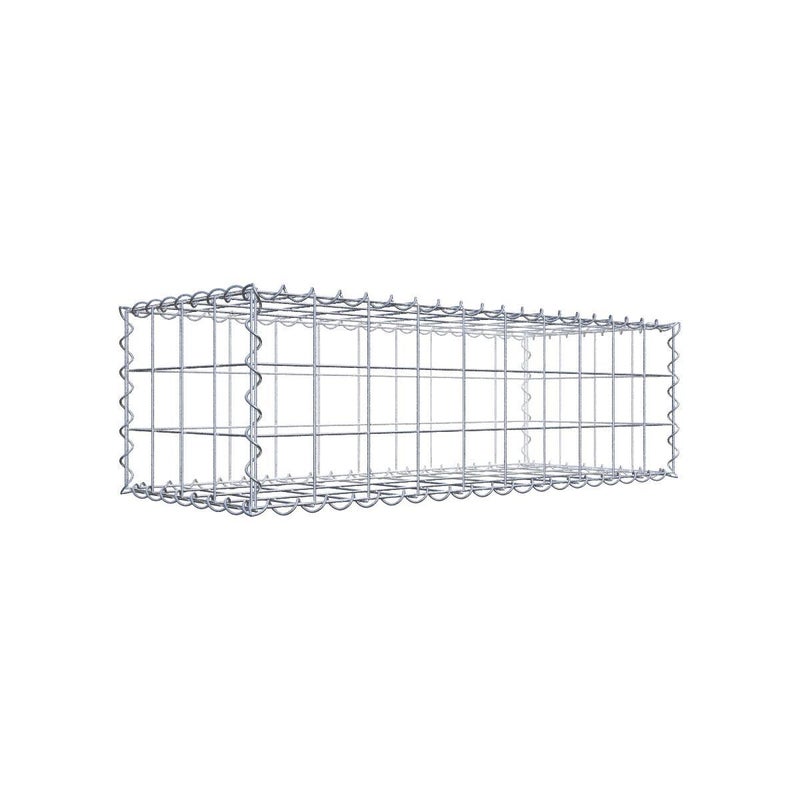 Gabion 100 cm x 30 cm x 40 cm (dł. x wys. x gł.), rozmiar oczek 10 cm x 10 cm, spirala