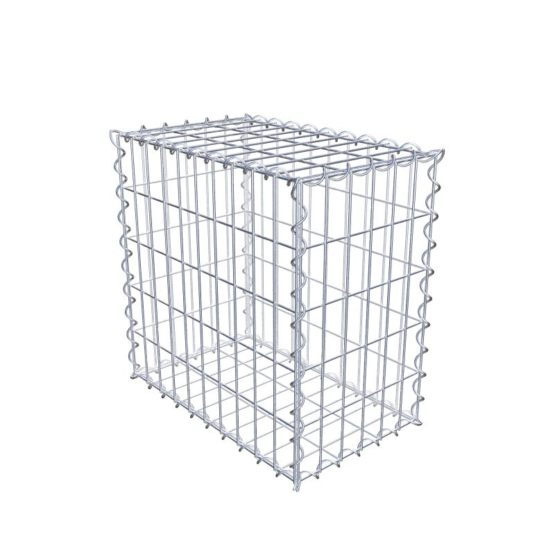 Gabion 50 cm x 50 cm x 30 cm (dł. x wys. x gł.), rozmiar oczek 5 cm x 10 cm, spirala