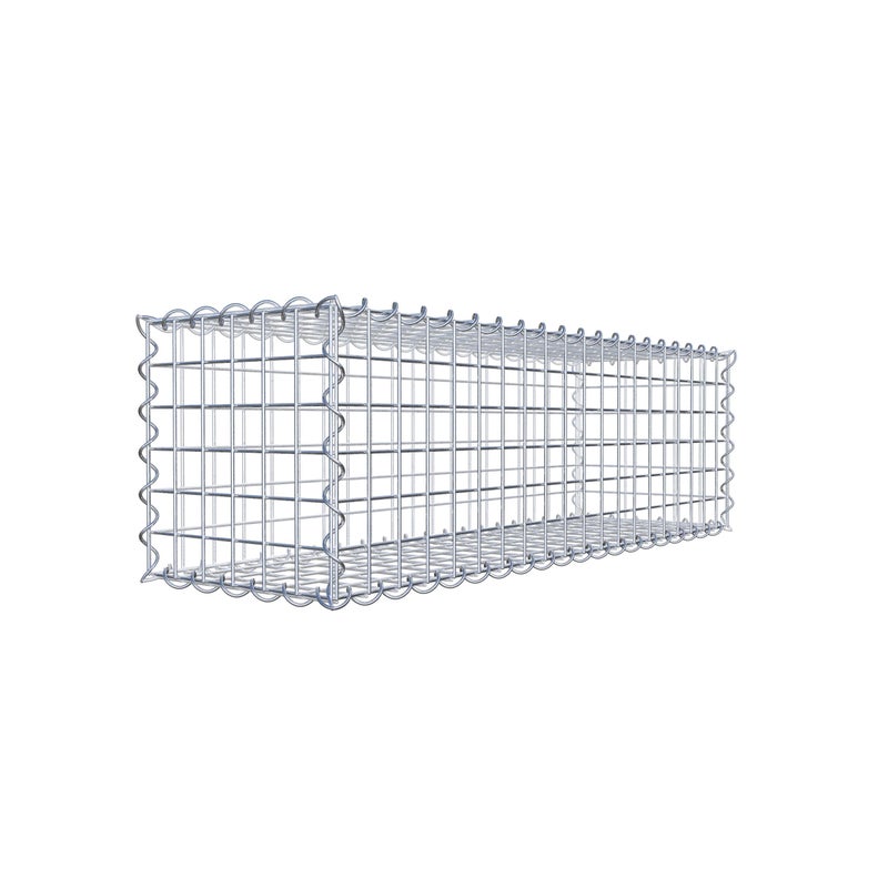Gabion 100 cm x 30 cm x 30 cm (dł. x wys. x gł.), rozmiar oczek 5 cm x 5 cm, spirala