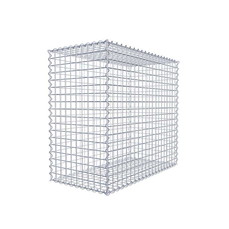 Gabion 100 cm x 90 cm x 50 cm (dł. x wys. x gł.), rozmiar oczek 5 cm x 5 cm, spirala