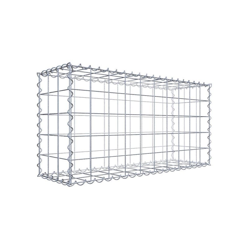 Gabion 100 cm x 50 cm x 30 cm (dł. x wys. x gł.), rozmiar oczek 10 cm x 10 cm, spirala