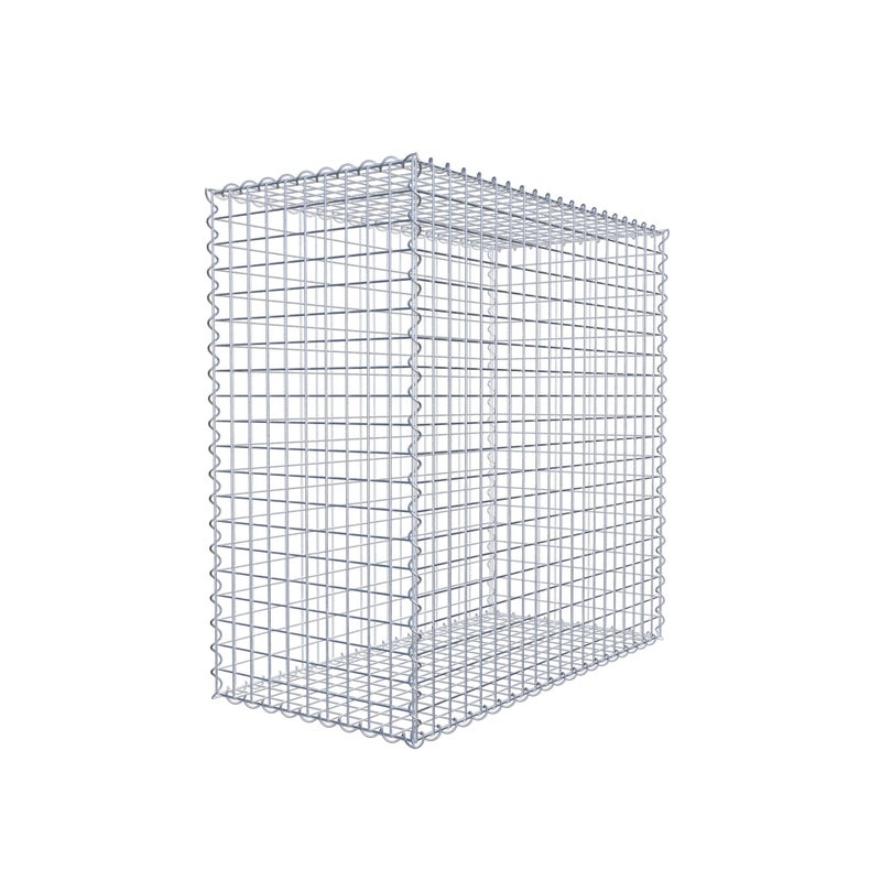 Gabion 100 cm x 100 cm x 50 cm (dł. x wys. x gł.), rozmiar oczek 5 cm x 5 cm, spirala