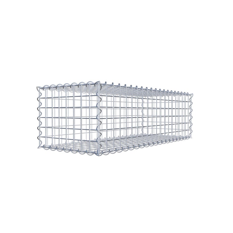 Gabion 100 cm x 30 cm x 40 cm (dł. x wys. x gł.), rozmiar oczek 5 cm x 5 cm, spirala