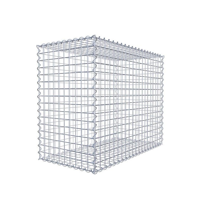 Gabion 100 cm x 80 cm x 50 cm (dł. x wys. x gł.), rozmiar oczek 5 cm x 5 cm, spirala