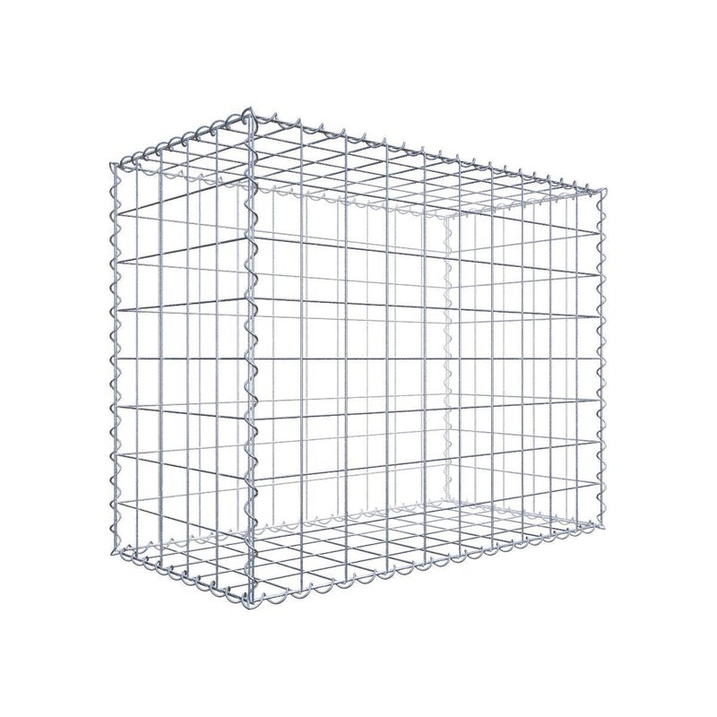 Gabion 100 cm x 80 cm x 50 cm (dł. x wys. x gł.), rozmiar oczek 10 cm x 10 cm, spirala