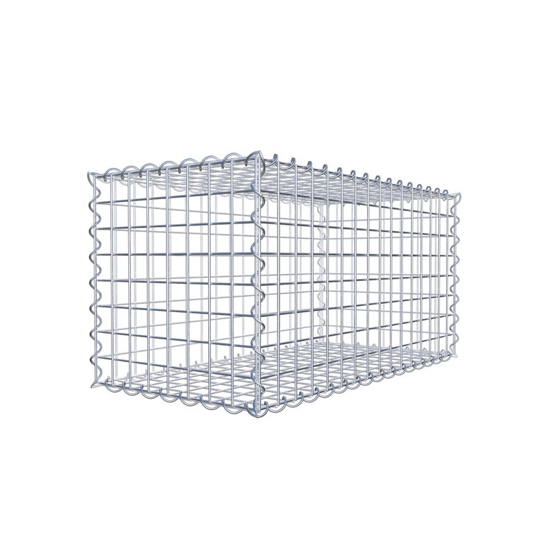 Gabion 80 cm x 40 cm x 40 cm (dł. x wys. x gł.), rozmiar oczek 5 cm x 5 cm, spirala