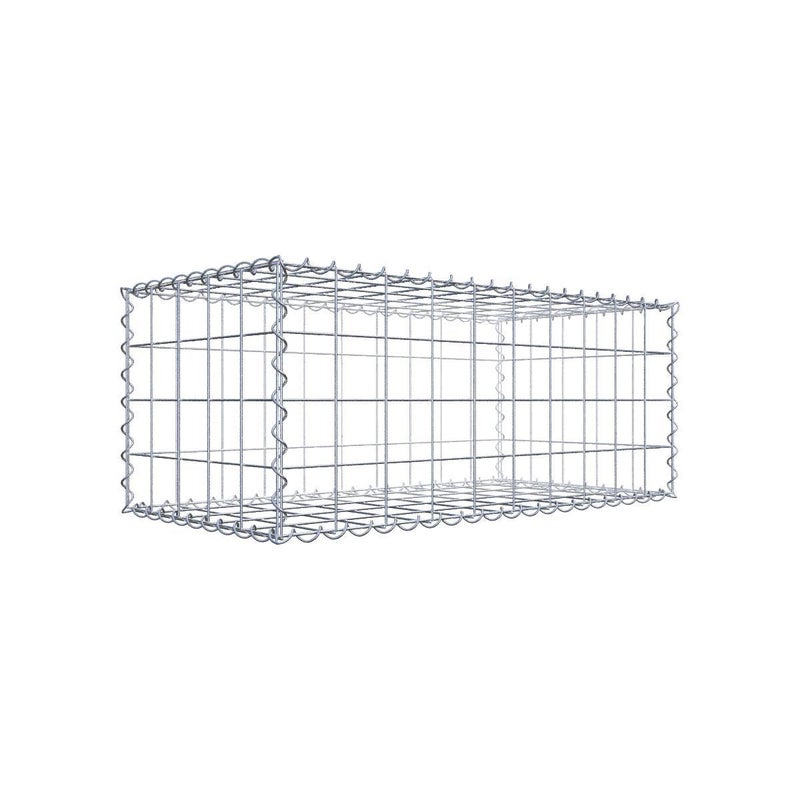 Gabion 100 cm x 40 cm x 50 cm (dł. x wys. x gł.), rozmiar oczek 10 cm x 10 cm, spirala