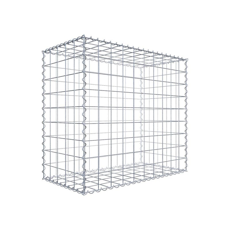 Gabion 100 cm x 90 cm x 50 cm (dł. x wys. x gł.), rozmiar oczek 10 cm x 10 cm, spirala