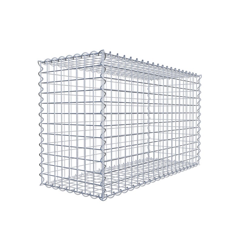 Gabion 100 cm x 60 cm x 40 cm (dł. x wys. x gł.), rozmiar oczek 5 cm x 5 cm, spirala