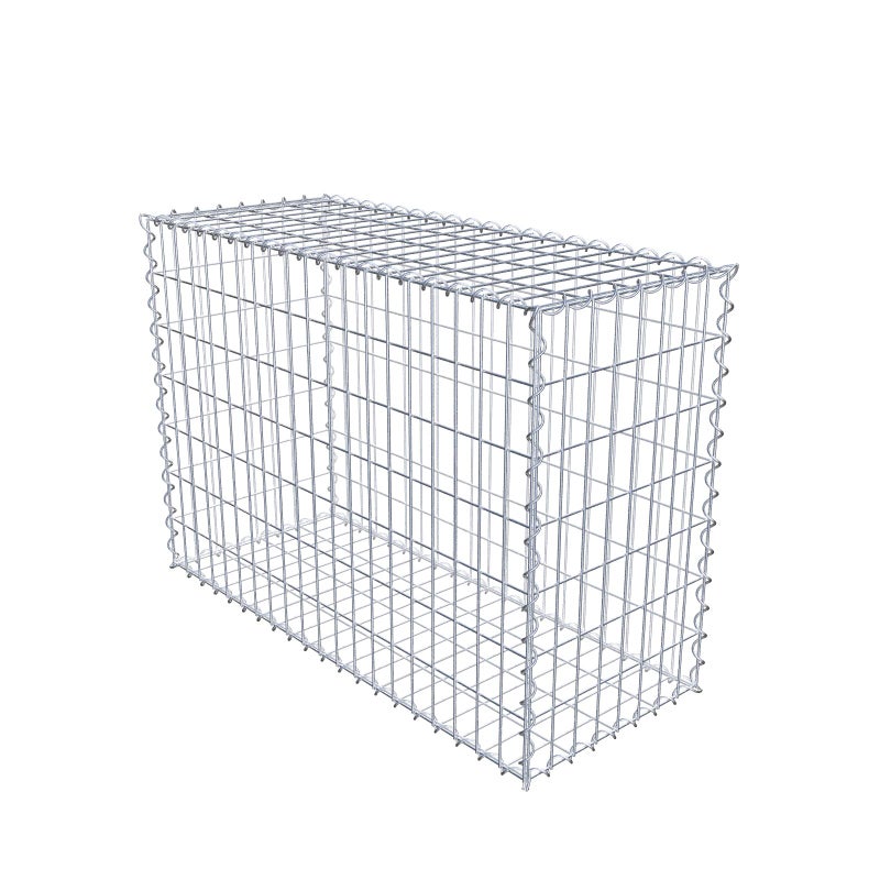 Gabion 100 cm x 70 cm x 40 cm (dł. x wys. x gł.), rozmiar oczek 5 cm x 10 cm, spirala