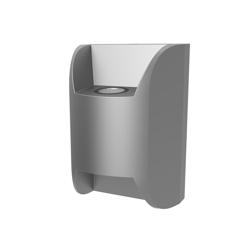 Kinkiet zewnętrzny LED Touquet 12W 2 źródła światła ciemnoszary 3000K IP65 IK08 Iberlamp