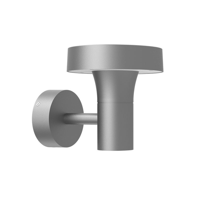 Kinkiet zewnętrzny LED Nevada 12W ciemnoszary Prosta powierzchnia 3000K IP65 IK08 Iberlamp