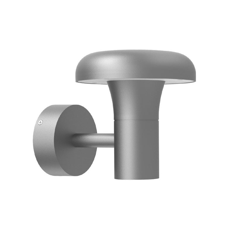 Kinkiet zewnętrzny LED Arena 12W ciemnoszary Zaokrąglona powierzchnia 3000K IP65 IK08 Iberlamp