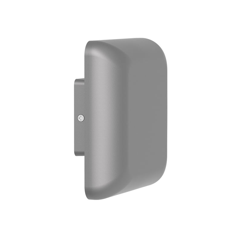 Kinkiet zewnętrzny LED Ova 6W Kwadrat Ciemnoszary 3000K IP65 IK08 Iberlamp