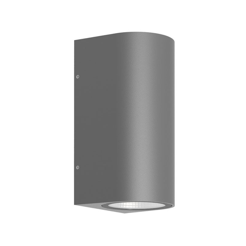 Kinkiet zewnętrzny 2 źródła światła LED Nome 12W ciemnoszary 3000K IP65 IK08 Iberlamp