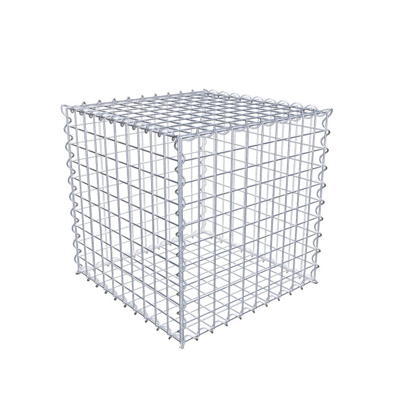 Gabion 50 cm x 50 cm x 50 cm (dł. x wys. x gł.), rozmiar oczek 5 cm x 5 cm, spirala