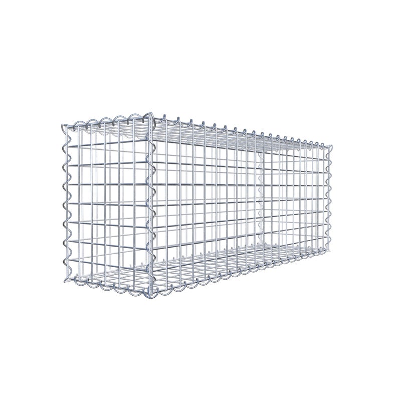 Gabion 100 cm x 40 cm x 30 cm (dł. x wys. x gł.), rozmiar oczek 5 cm x 5 cm, spirala