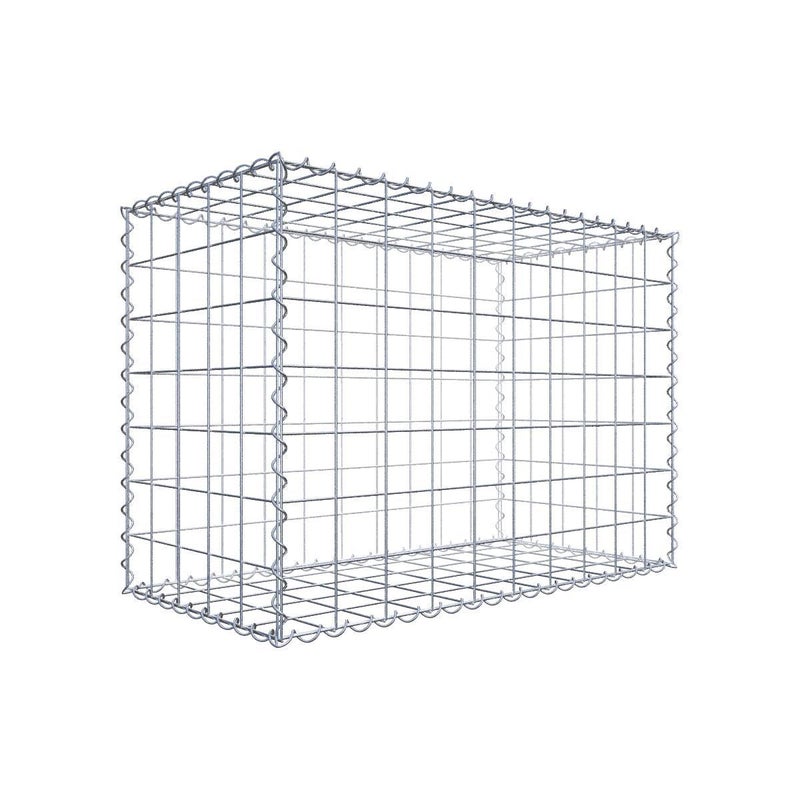 Gabion 100 cm x 70 cm x 50 cm (dł. x wys. x gł.), rozmiar oczka 10 cm x 10 cm, spirala
