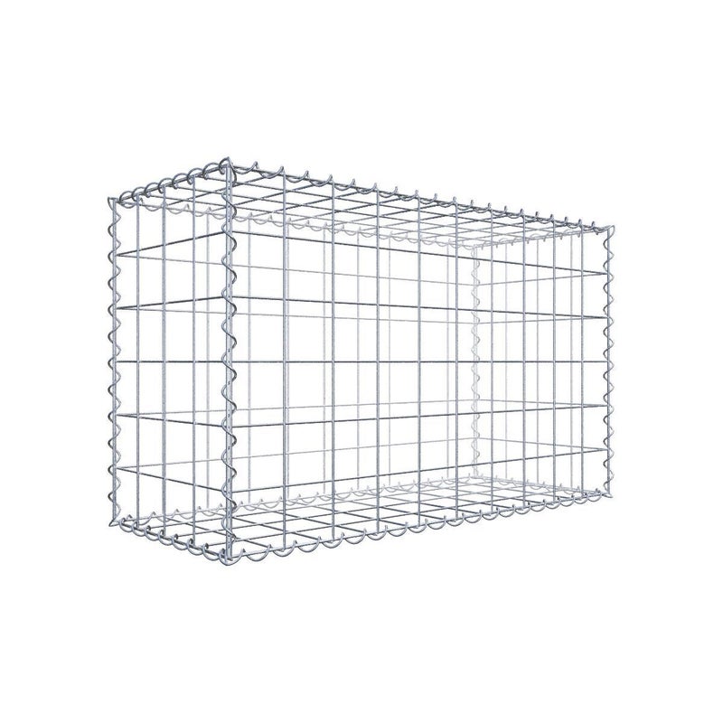 Gabion 100 cm x 60 cm x 40 cm (dł. x wys. x gł.), rozmiar oczek 10 cm x 10 cm, spirala