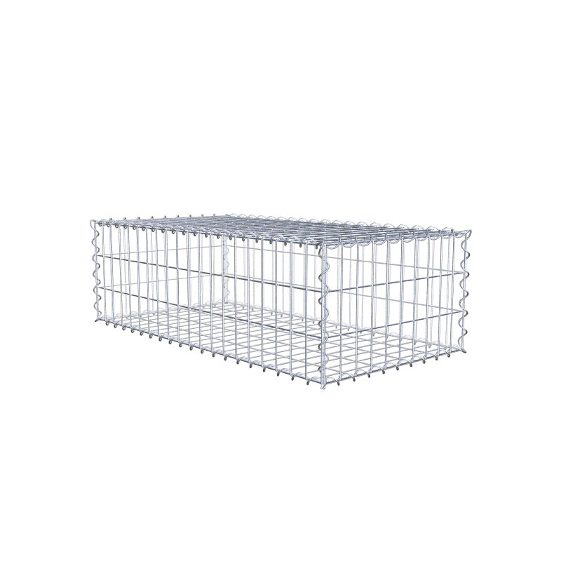 Gabion 100 cm x 30 cm x 50 cm (dł. x wys. x gł.), rozmiar oczek 5 cm x 10 cm, spirala