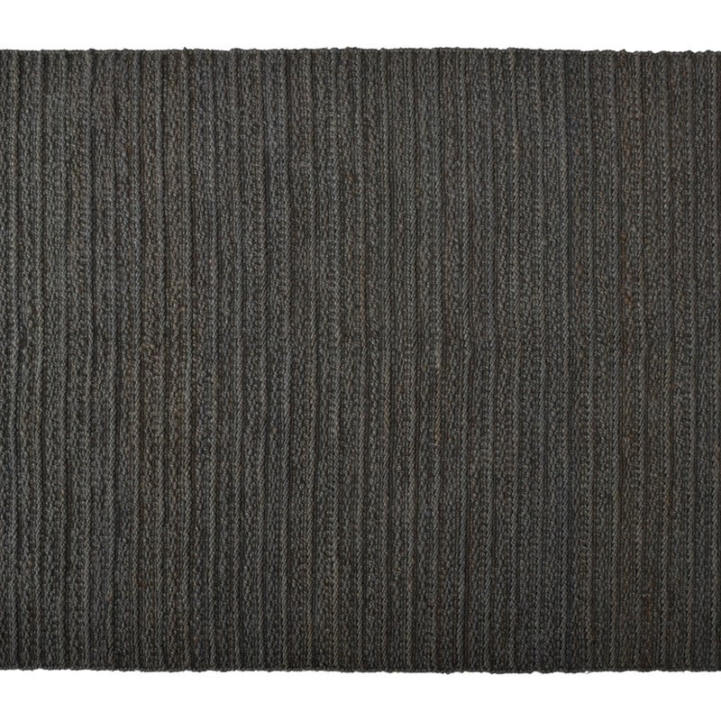 Dywan z juty 200x300 cm Look Anthracite – ręcznie tkany, naturalny, do wnętrz i na zewnątrz