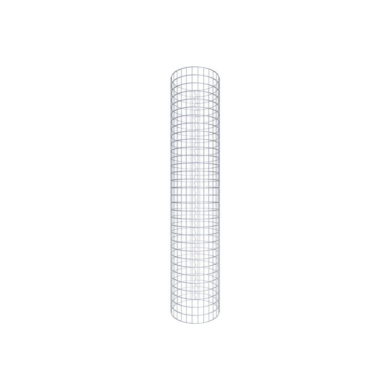 Kolumna gabionowa średnica 47 cm MW 5 x 5 cm okrągła - wysokość: 160 cm