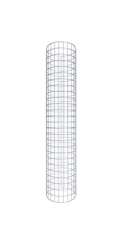 Kolumna gabionowa średnica 37 cm MW 5 x 5 cm okrągła - wysokość: 130 cm