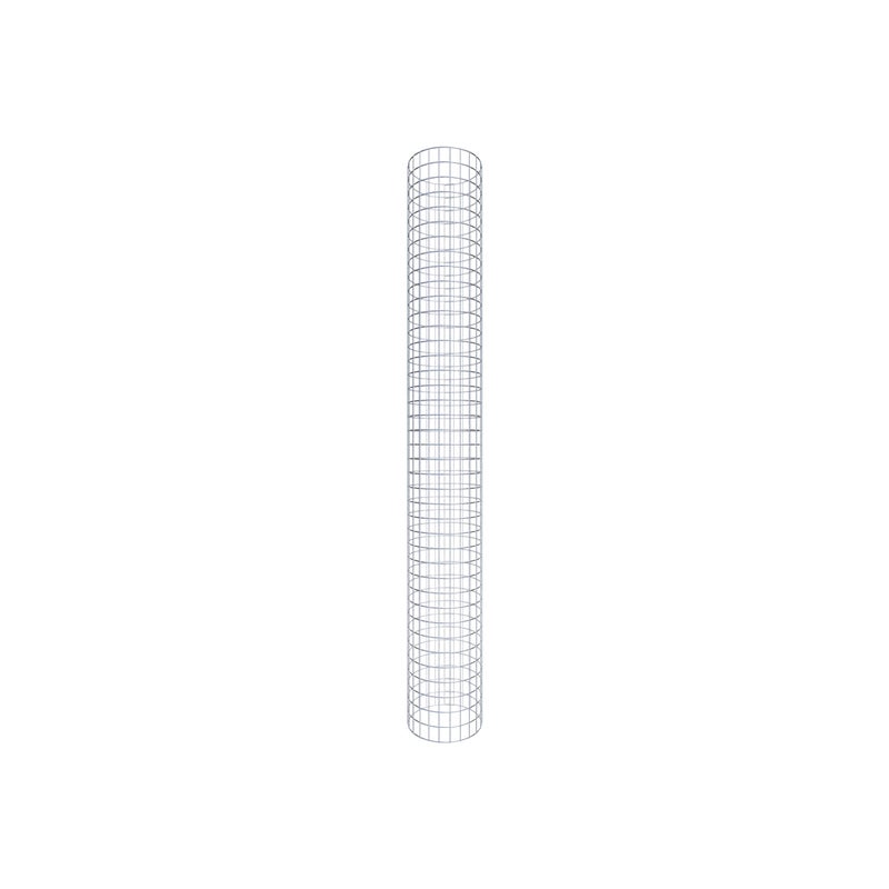 Kolumna gabionowa średnica 37 cm MW 5 x 5 cm okrągła - wysokość: 200 cm
