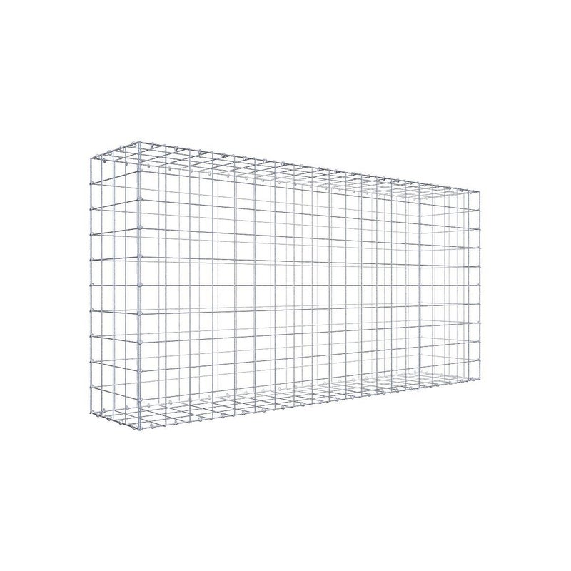 Gabion 200 cm x 100 cm x 40 cm (dł. x wys. x gł.), rozmiar oczka 10 cm x 10 cm, pierścień typu C