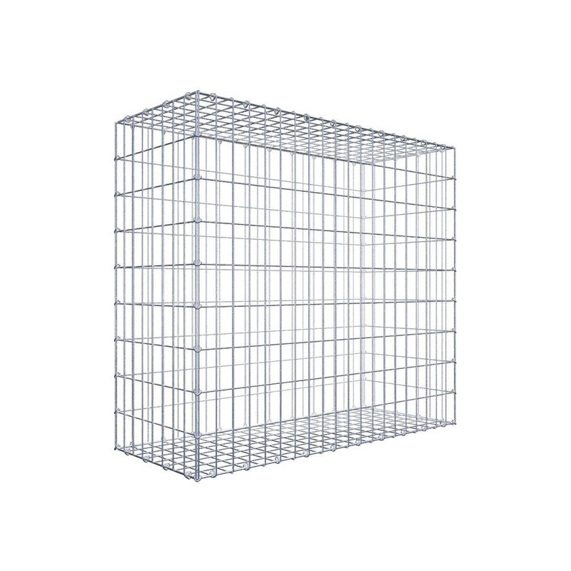 Gabion 100 cm x 90 cm x 40 cm (dł. x wys. x gł.), rozmiar oczka 5 cm x 10 cm, pierścień C