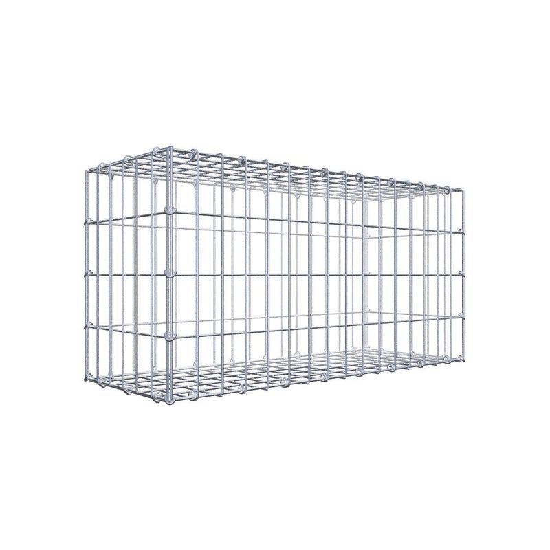 Gabion 80 cm x 40 cm x 30 cm (dł. x wys. x gł.), rozmiar oczka 5 cm x 10 cm, pierścień C