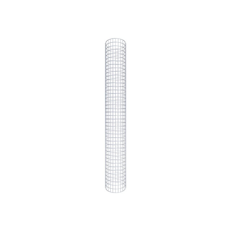 Kolumna gabionowa średnica 42 cm MW 5 x 5 cm okrągła - wysokość: 210 cm
