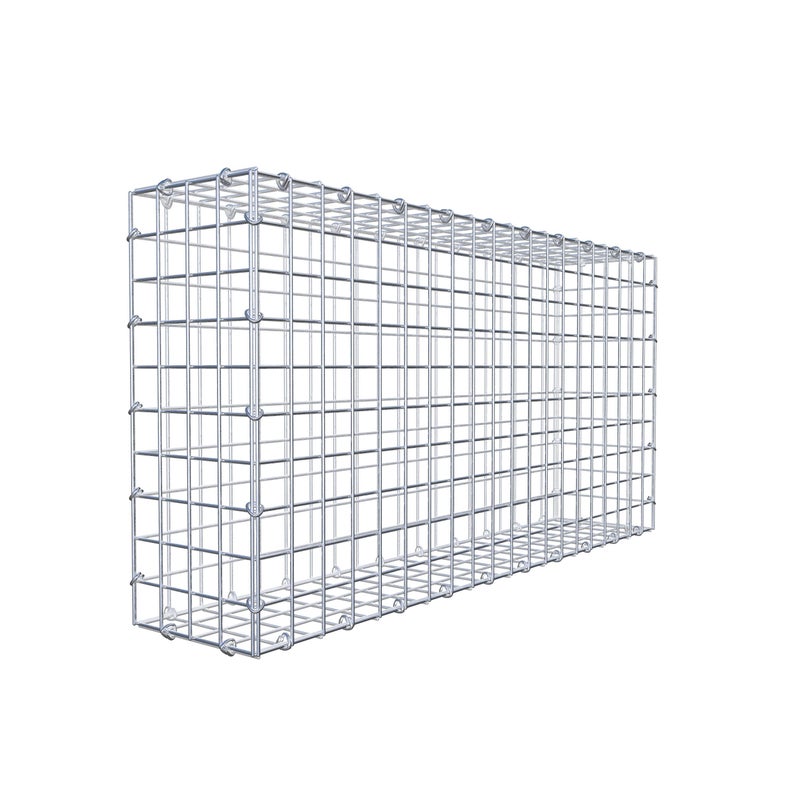 Gabion 100 cm x 50 cm x 20 cm (dł. x wys. x gł.), rozmiar oczka 5 cm x 5 cm, pierścień C