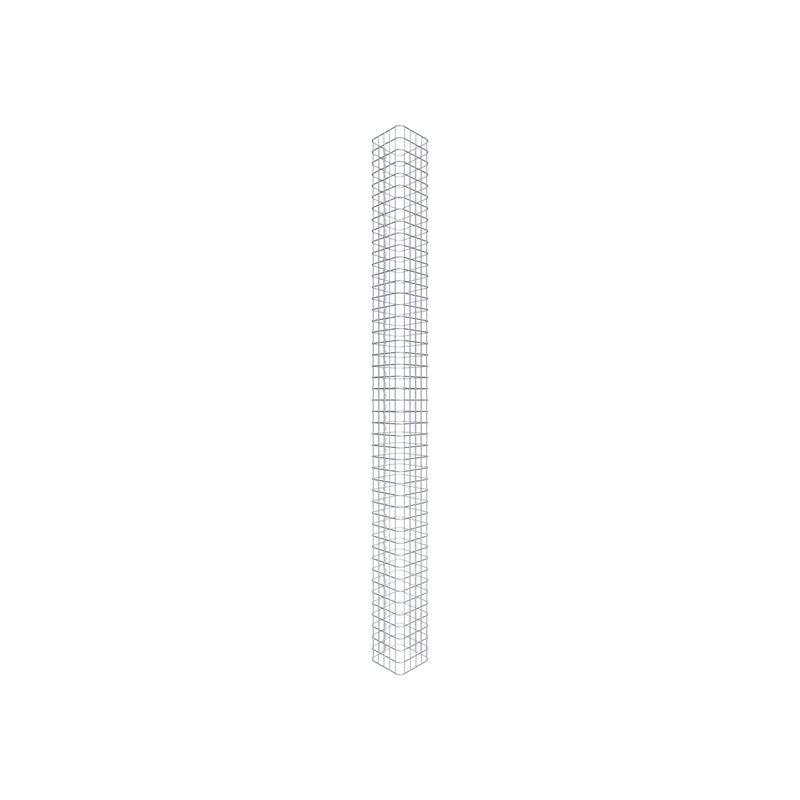 Kolumna gabionowa 27 x 27 cm MW 5 x 5 cm kwadratowa - Wysokość: 2,30 m