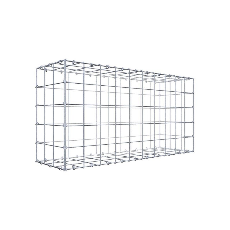 Gabion 100 cm x 50 cm x 30 cm (dł. x wys. x gł.), rozmiar oczka 10 cm x 10 cm, pierścień typu C