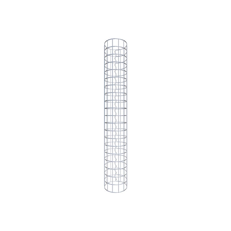 Kolumna gabionowa średnica 22 cm MW 5 x 5 cm okrągła - wysokość: 100 cm