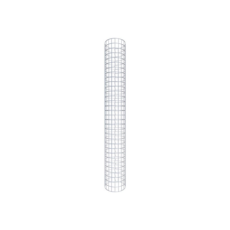 Kolumna gabionowa okrągła, średnica 32 cm, wysokość 160 cm, rozmiar oczek 5 cm x 5 cm