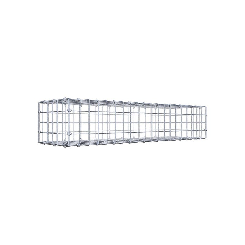 Gabion 100 cm x 20 cm x 30 cm (dł. x wys. x gł.), rozmiar oczka 5 cm x 5 cm, pierścień typu C