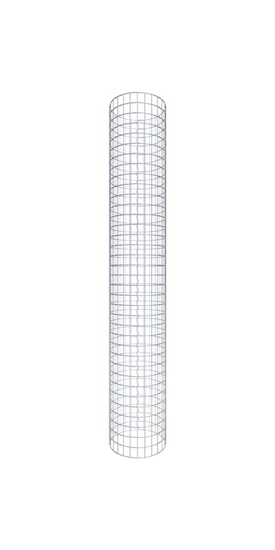 Kolumna gabionowa średnica 42 cm MW 5 x 5 cm okrągła - wysokość: 180 cm