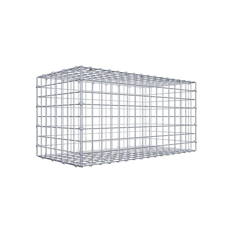 Gabion 80 cm x 40 cm x 40 cm (dł. x wys. x gł.), rozmiar oczka 5 cm x 5 cm, pierścień typu C